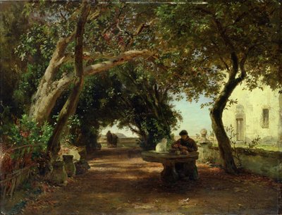 Claustros italianos de Andreas Achenbach